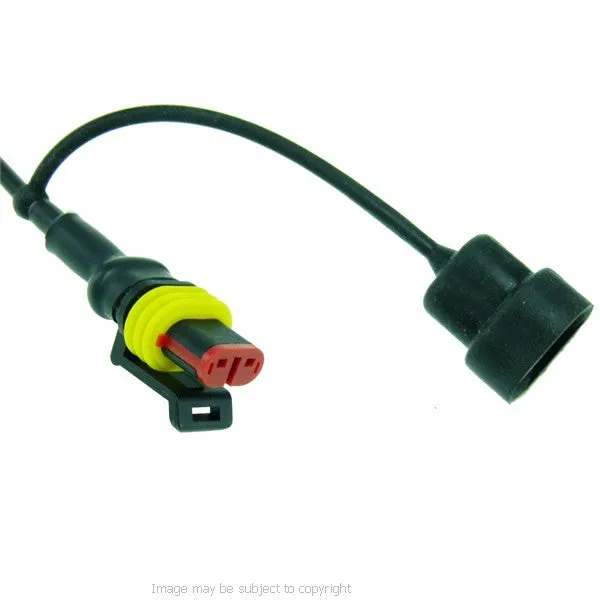 BuyBits High Power Straight Mini USB Motorcycle Hard Wire Charger for TomTom GPS Satnav (sku 21553)