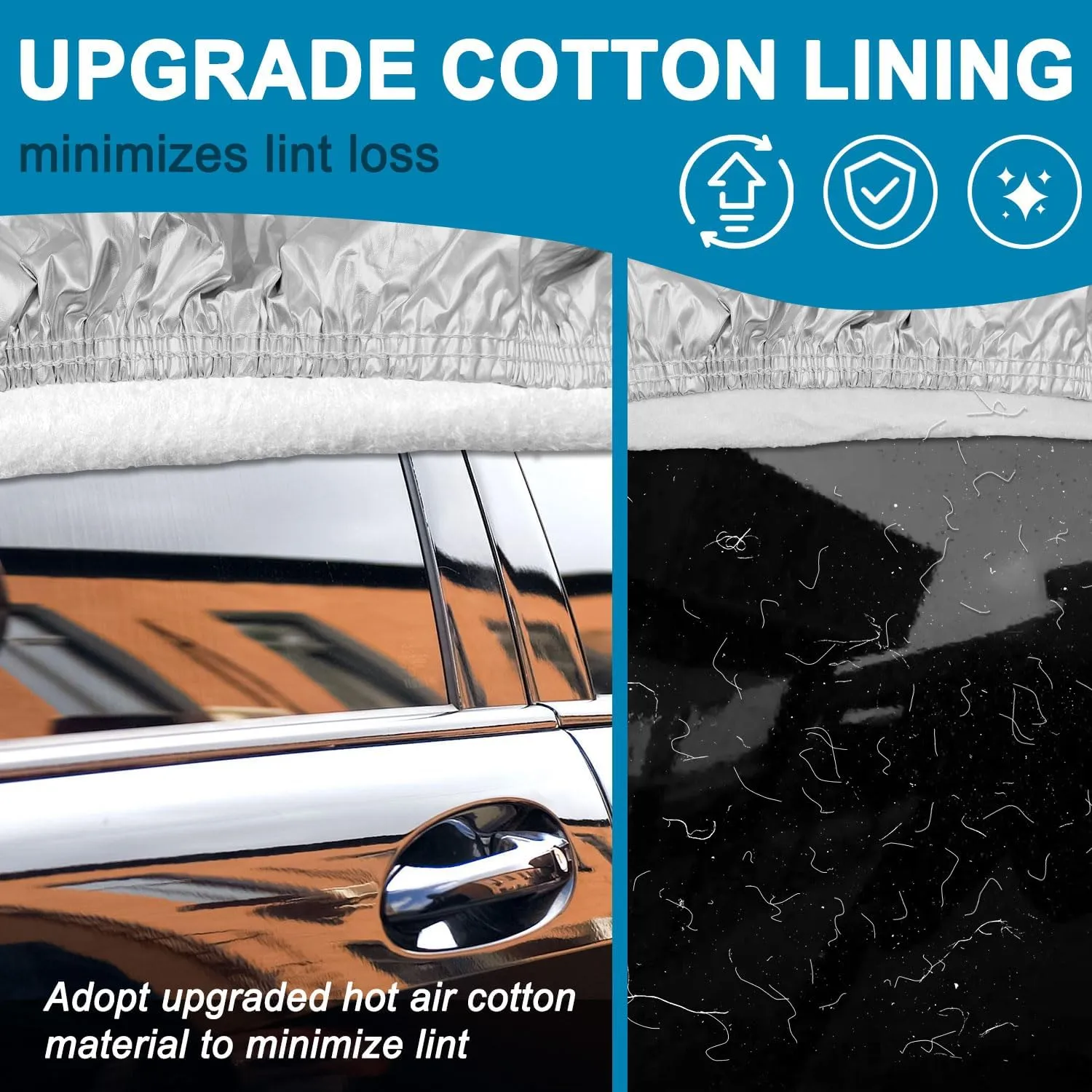 Car Cover for 2002-2025 Mini Cooper/Cooper S/Hardtop/Convertible 2-Door,Full Exterior Car Covers for Automobiles All Weather Waterproof Heavy Duty,Zipper/Cotton Rain UV Proof Custom fit【210T Taffeta】