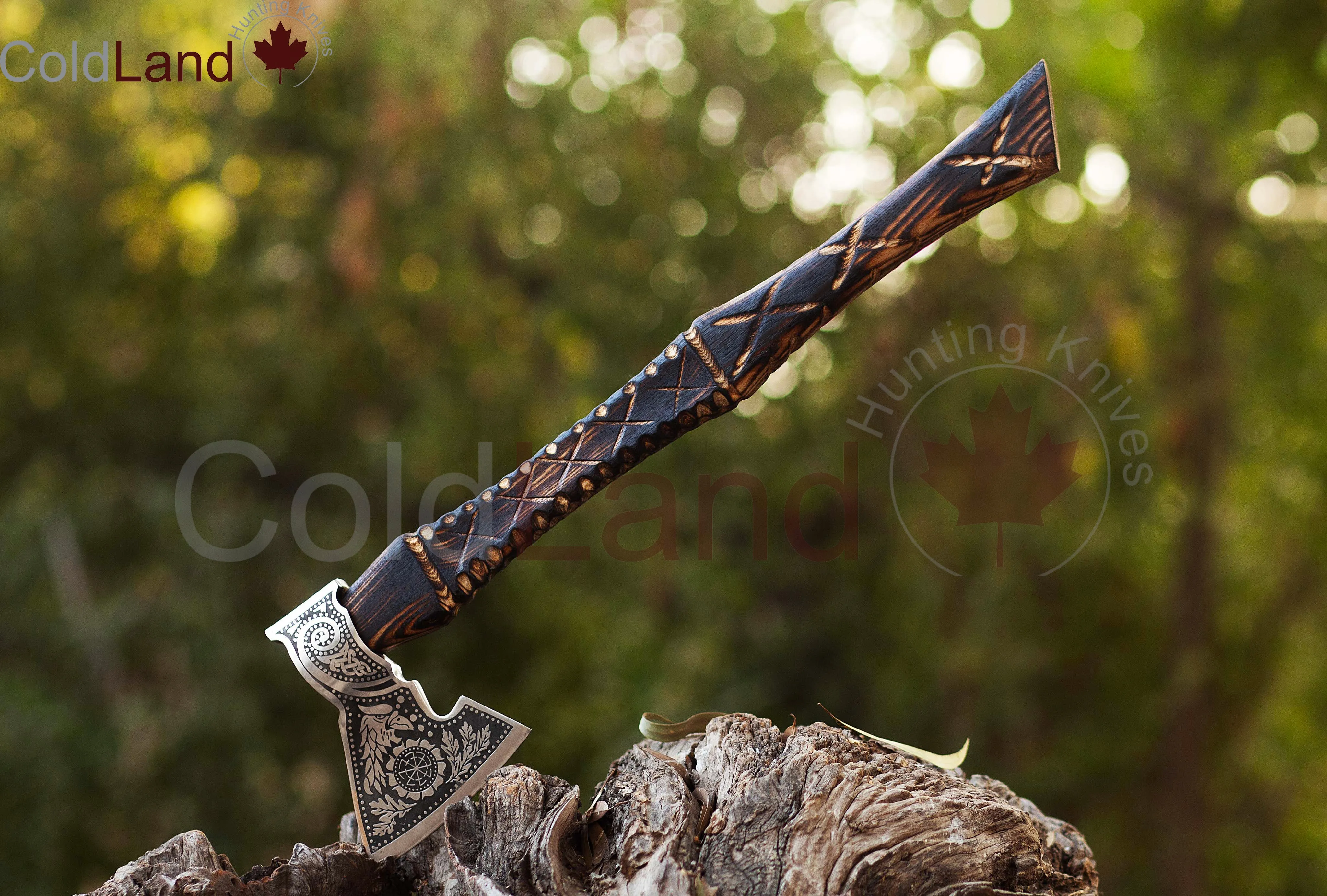 Carbon Steel Carnage: ARSAXE22b Camping Axe for the Ultimate Outdoor Adventure