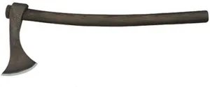 CAS Hanwei Francisca Antiqued Axe, Multi, Overall: 17“ Blade Length: 3 1/2“ Handle Length: 18 1/4” Weight: 1lb 3oz