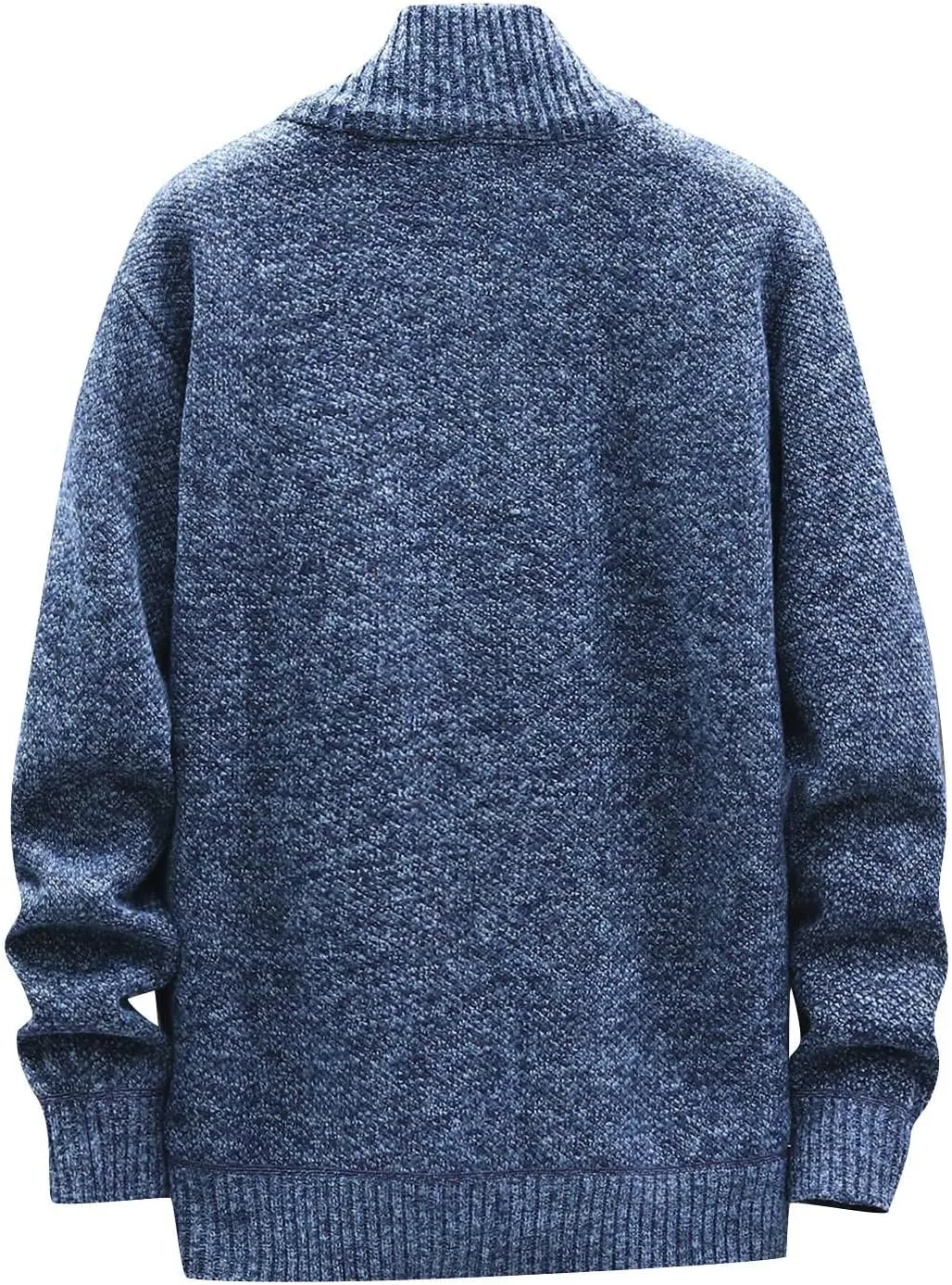 Casual Sweaters Cardigan Knitted Long Sleeve Jacket Full Zip Fleece Winter Warm Coat Outdoor Work Dress, XL-4XL