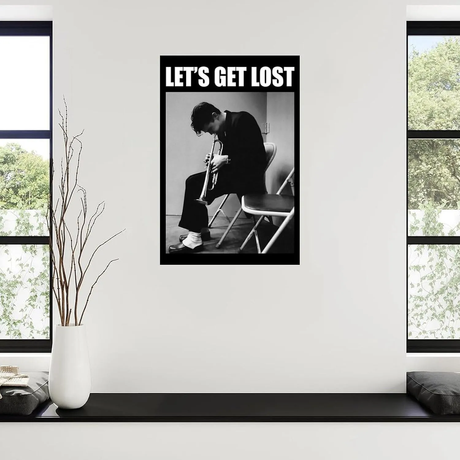 Chet Baker Jazz Trumpeter Portrait Art Poster 5 Canvas Painting Wall Art Poster for Bedroom Living Room Decor 08x12inch(20x30cm) Unframe-style