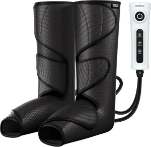 CINCOM Leg Massager for Circulation and Pain Relief, Air Compression Foot and Calf Massager Helpful for Relaxation, Swelling and Edema Gifts for Mom and Dad (with 2 Extensions) - FSA HSA Eligible
