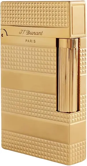 Classic Metal Lighter, Clear Sound, Refillable, Lighter for Candles, Adjustable Soft Flame, Gift Collection for Men Dad Boyfriend Husband (Gold)