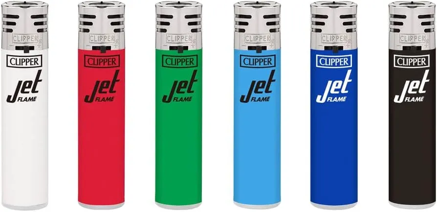 Clipper Lighters Solid Jet Flame Mix (6ct)