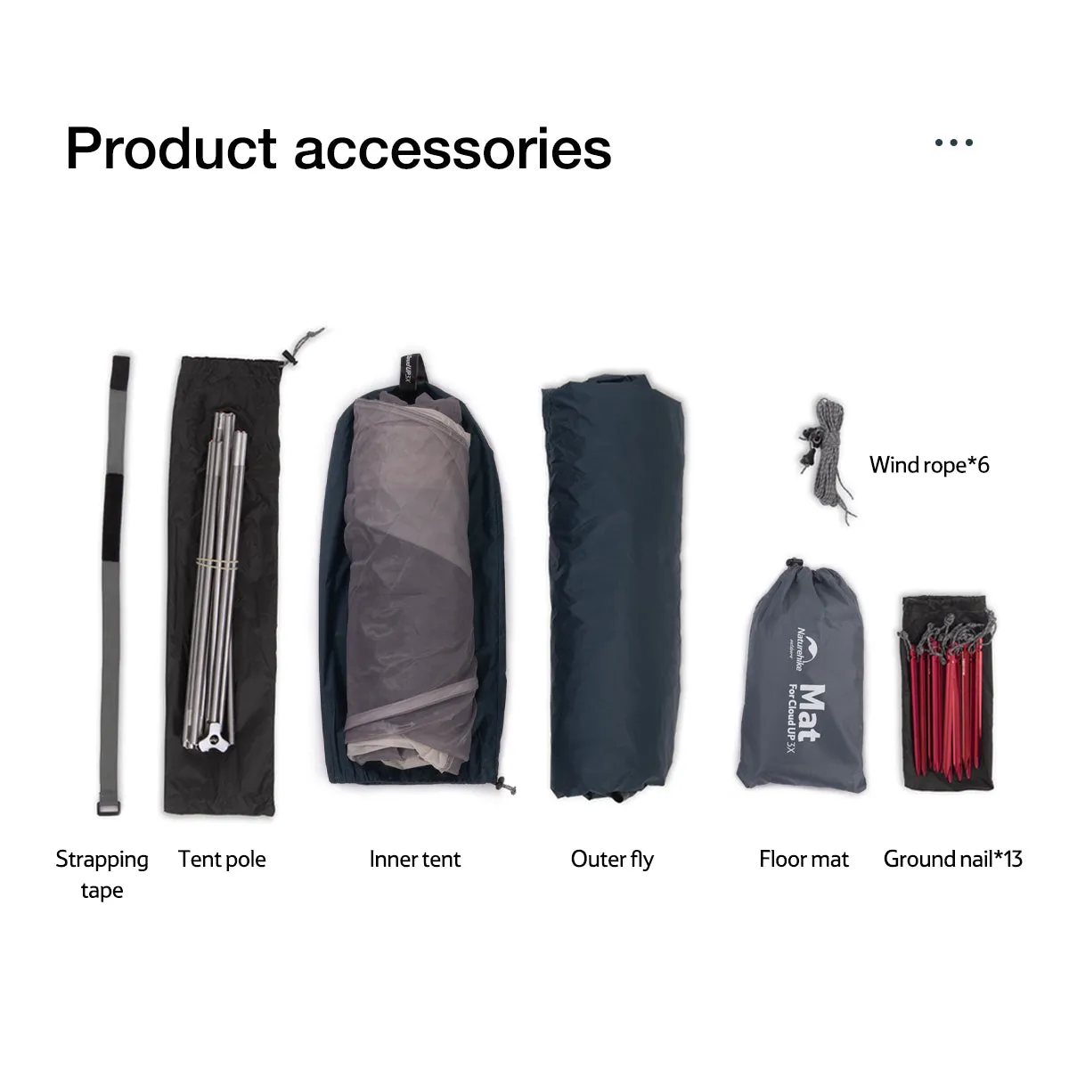 Cloud UP 3 People 3-season Camping Tent
