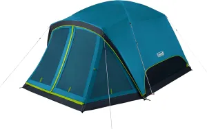 Coleman Skydome 6-Person Screen Room Camping Tent with Dark Room Technology