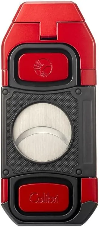 Colibri Boss Triple-Jet Lighter with Integrated Cigar Cutter, Wind Resistant, Altitude Tested, Refillable Butane (Black & Black)