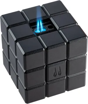 Colibri Heritage Cube Desk Lighter - Black