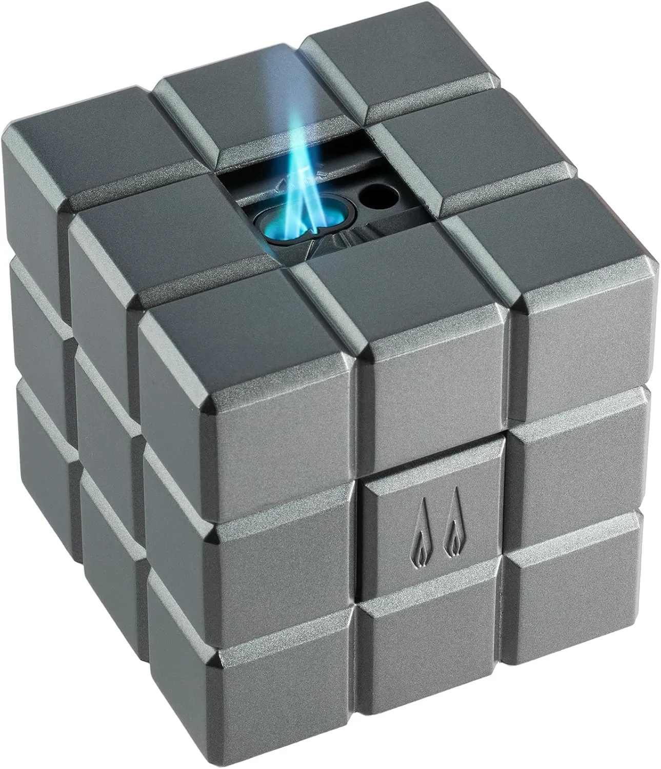 Colibri Heritage Cube Desk Lighter - Charcoal