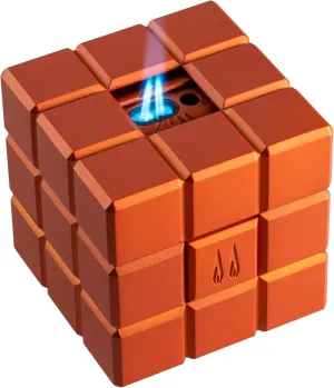 Colibri Heritage Cube Desk Lighter - Orange