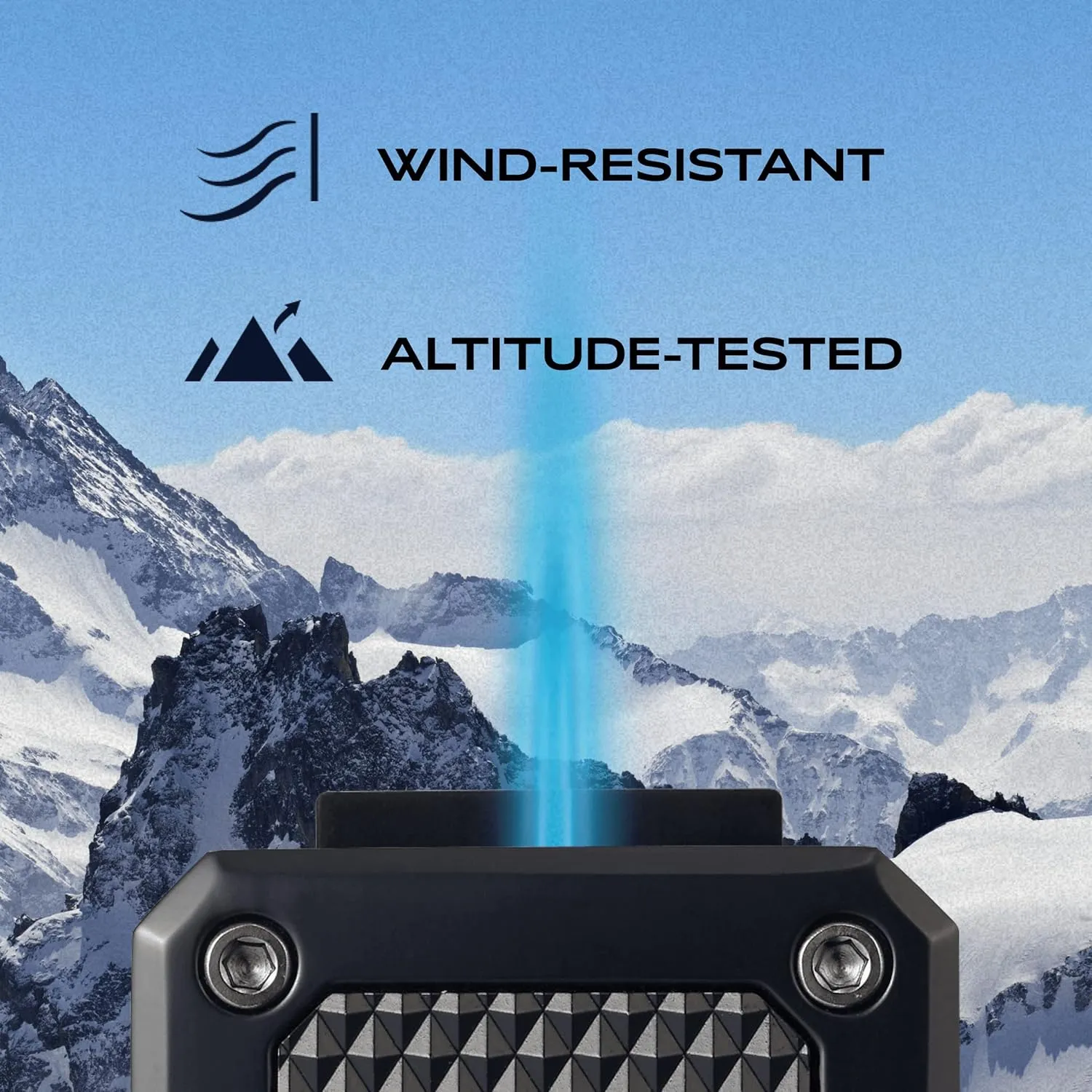 Colibri Rally Single Jet Flame Butane Lighter, Windproof & Refillable, Cigar Enthusiast's Choice with Blue Fuel Window and Adjustable Flame (Black)