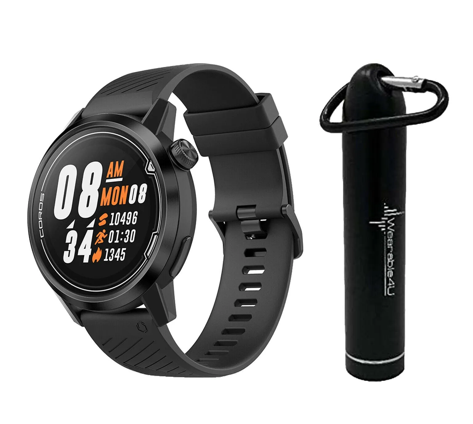 Coros APEX Premium Multisport Watch with Wearable4U Compact Power Bank Bundle