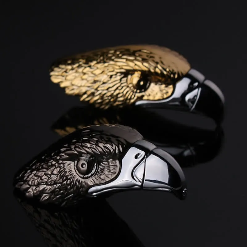 Creative Eagle Head Shaped Refillable Butane Lighter