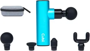 Cubii Knot - Mini Handheld Massage Gun with 4 Massage Heads and Carrying Bag