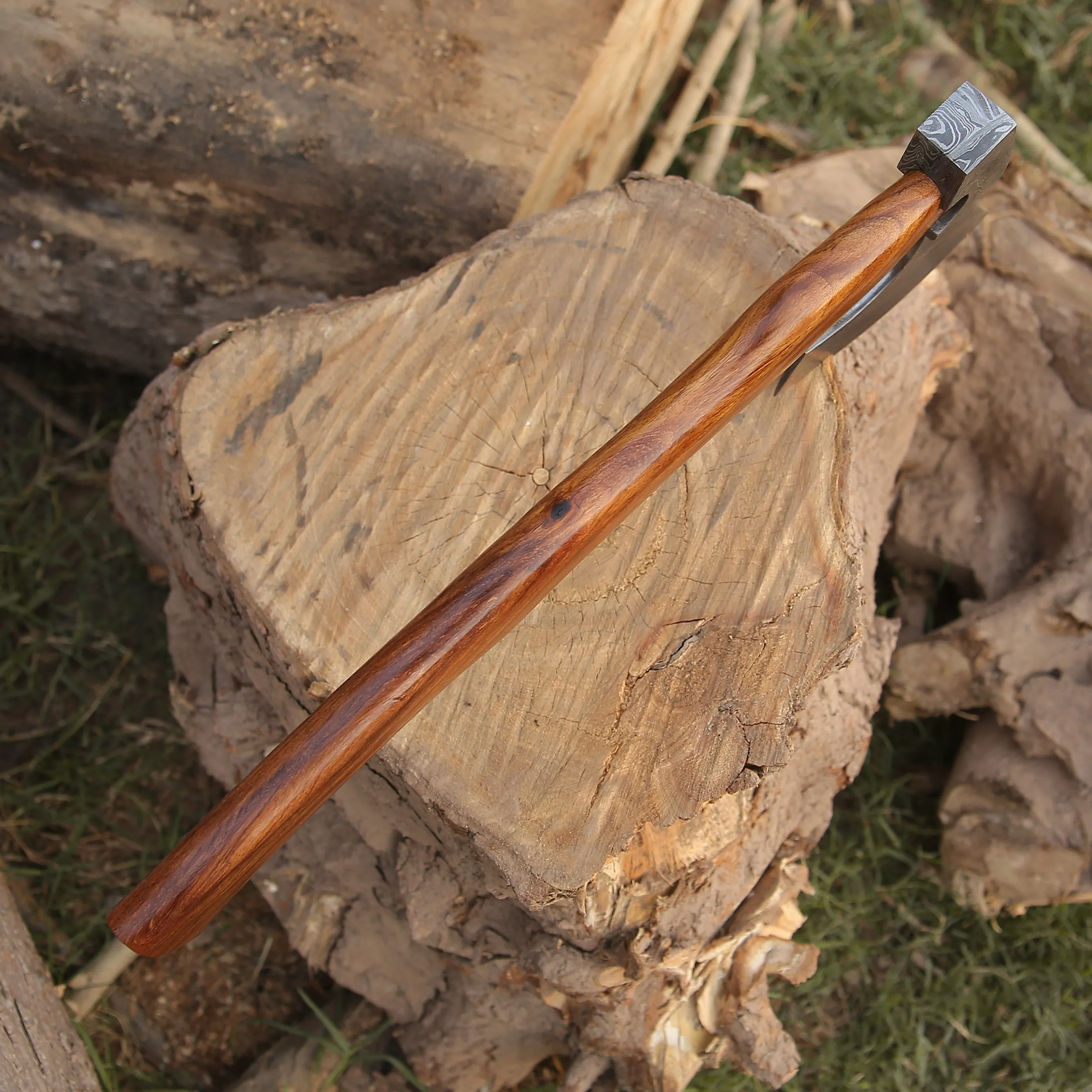 Custom Hand Made Forged Damascus Steel Axe Superb Design Axe Hatchet Tomahawk WH 1673