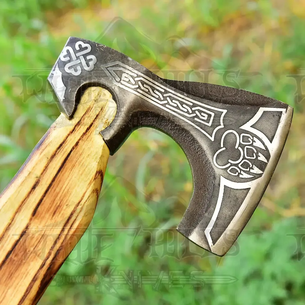 Custom Hand Made Forged High Carbon Steel Axe Superb Design Axe Hatchet Tomahawk WH 3549