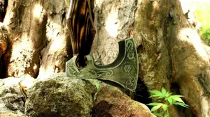 Custom Handmade Viking Axe Hatchet | Tactical Tomahawk Carbon Steel Axe | Birthday Anniversary Home Decor (CA Axe-5)