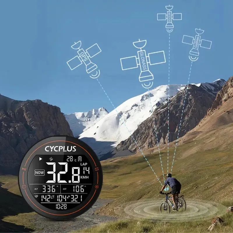 CYCPLUS M2 Wireless Bluetooth GPS Cycling Waterproof Speedometer with ANT  Communication