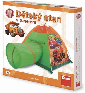 Dino-Tatra Tent with Tunnel 112 x 94 x 170 cm
