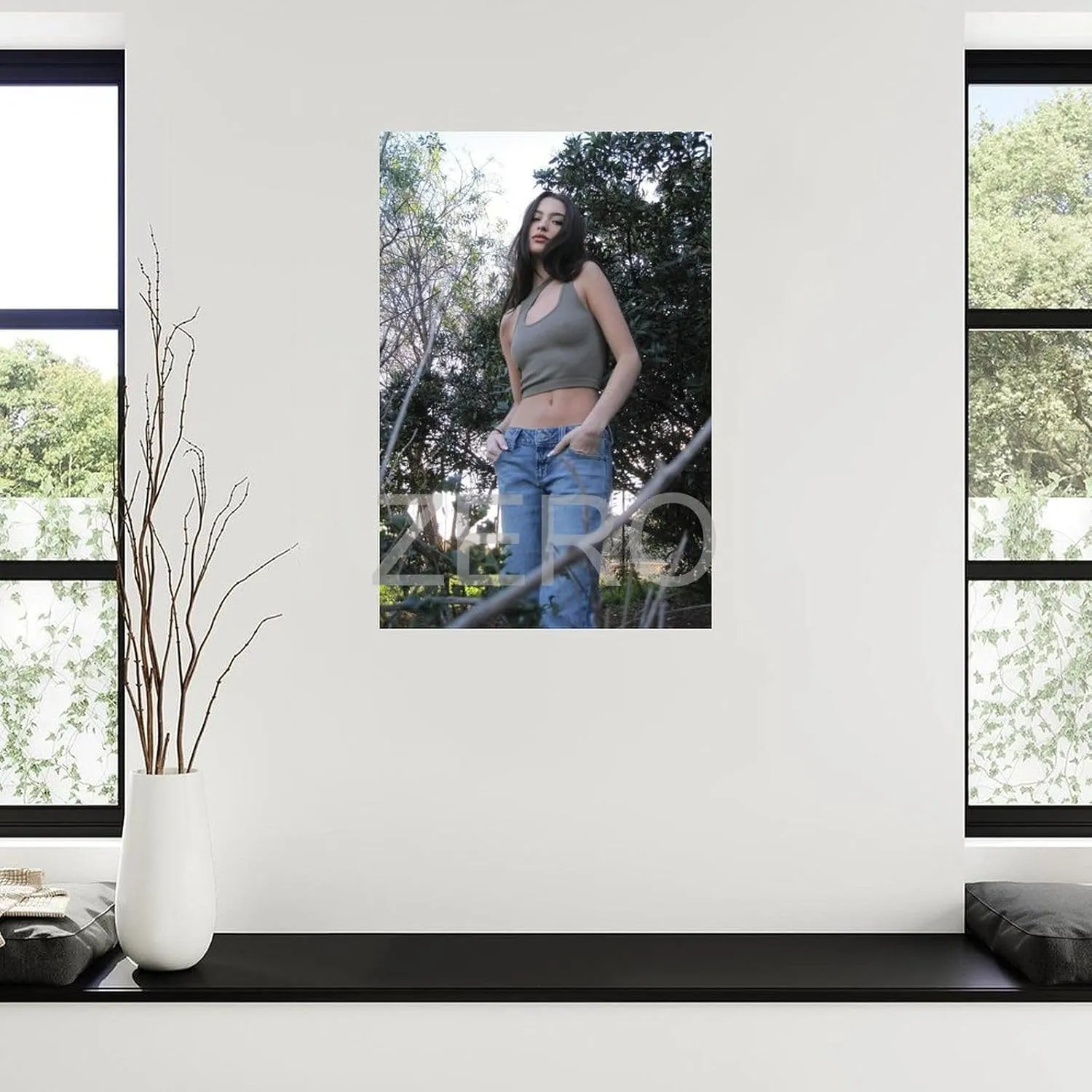 DKUIYCG Posters for Room Aesthetic Mishka Silva Sexy Poster 1 Canvas Painting Posters And Prints Wall Art for Living Room Bedroom Decor 08x12inch(20x30cm)
