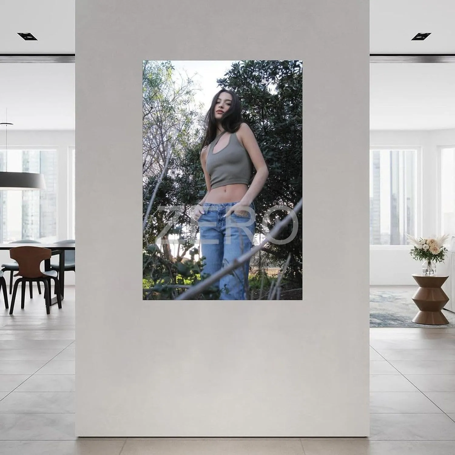 DKUIYCG Posters for Room Aesthetic Mishka Silva Sexy Poster 1 Canvas Painting Posters And Prints Wall Art for Living Room Bedroom Decor 08x12inch(20x30cm)
