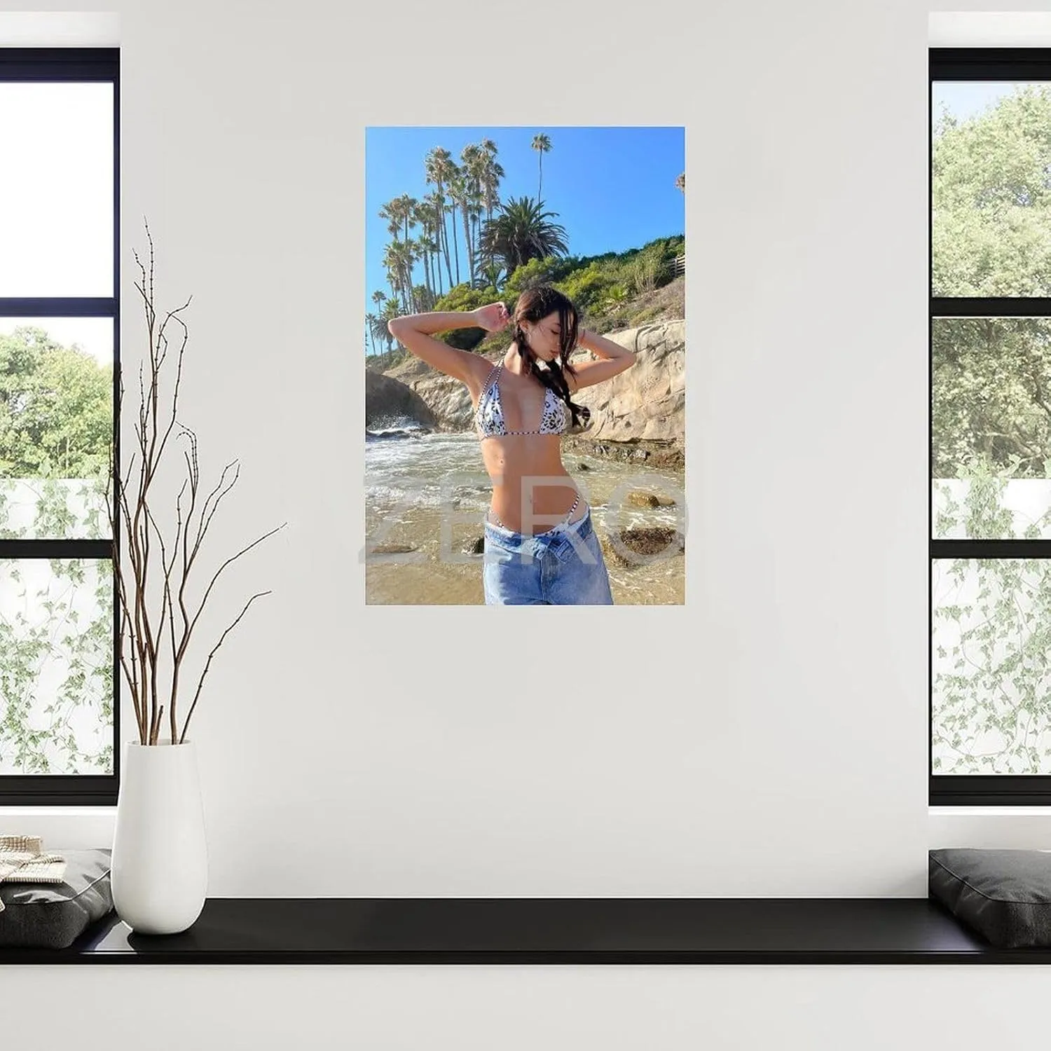DKUIYCG Posters for Room Aesthetic Mishka Silva Sexy Poster 3 Canvas Painting Posters And Prints Wall Art for Living Room Bedroom Decor 08x12inch(20x30cm), Unframe-style