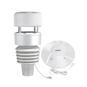 ECOWITT Wittboy Weather Station GW2001, Includes GW2000 Wi-Fi IoT Hub and WS90 7-in-1 Outdoor Solar Powered Weather Sensor, Supports WU/WeatherCloud/Wow/Ecowitt Servers, 915 MHz