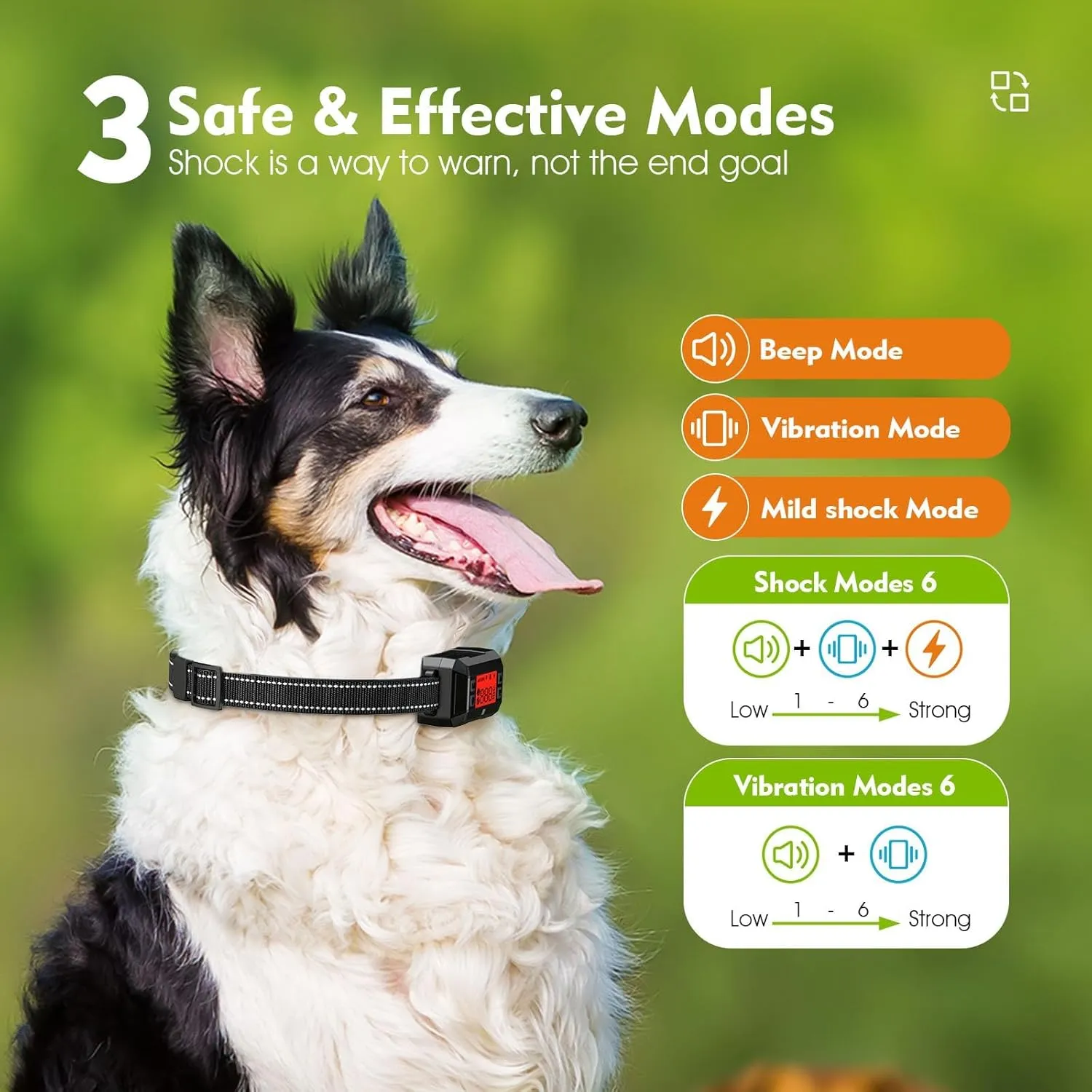 Electric Fence for Dogs, Invisible Fence for Dogs Waterproof Wireless Fence for Dogs Adjustable Warning Strength Radio 33-999 Yards Rechargeable Smart Wireless Dog Fence for Dogs (Black)