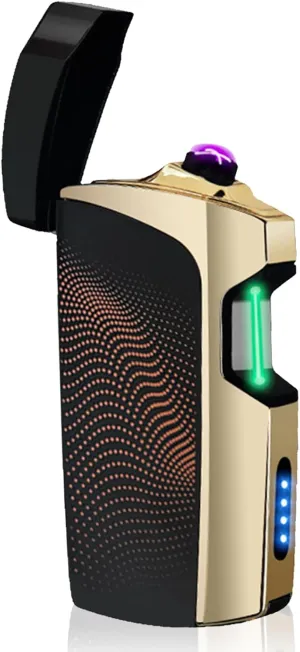 Electric Lighter - Infrared Induction Windproof, USB Rechargeable Arc Lighter with Battery Indicator, Perfect for Candle, Birthday Gift