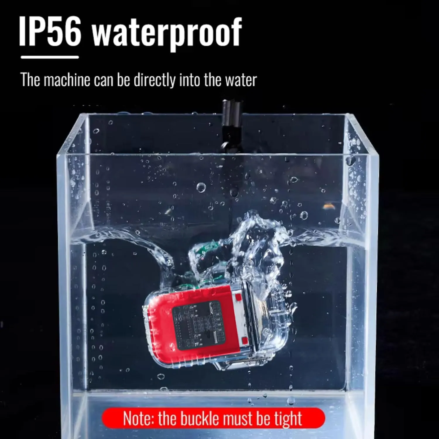 Electric Lighter Waterproof Transparent Plasma Arc Lighter with LED Battery Indication Type C Rechargeable Lighter Outdoor Windproof Lighter for Camping,Candle (Red)