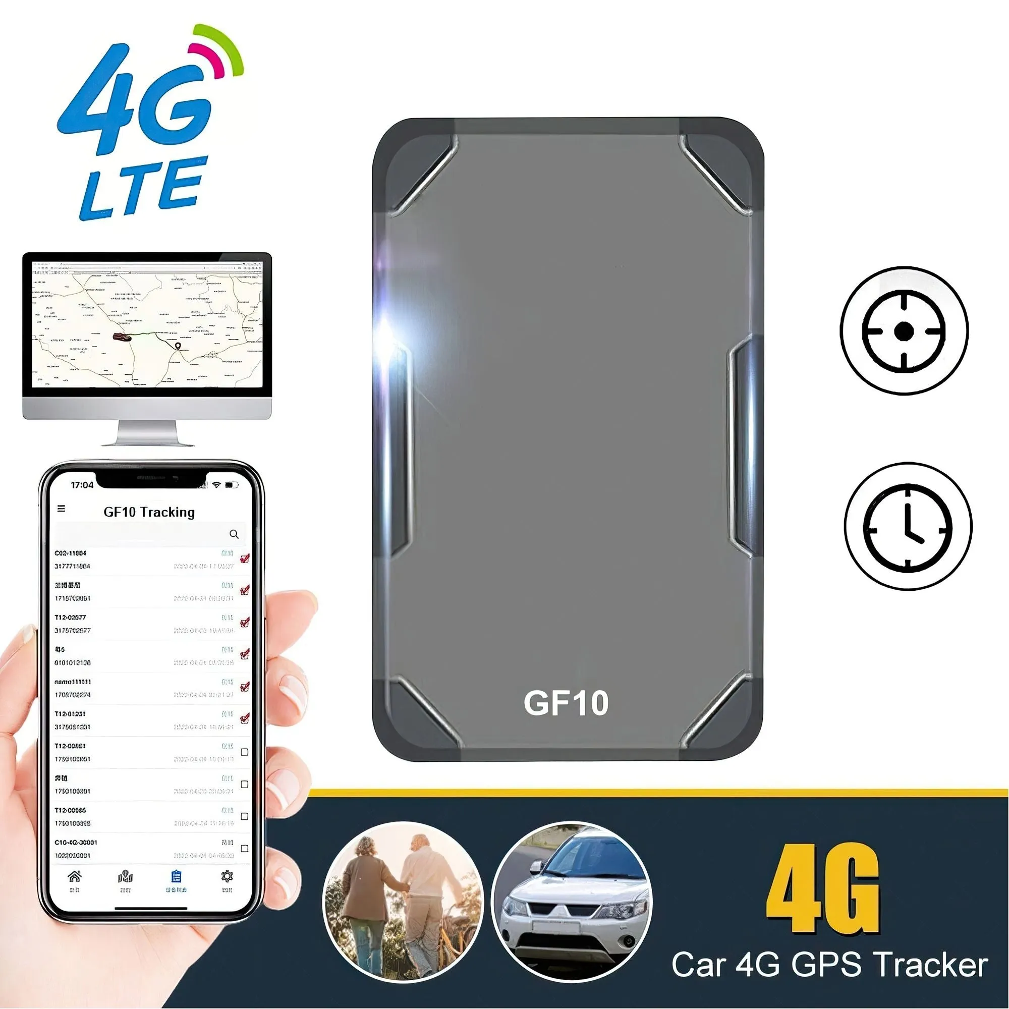Electric Smart Cars Security GPS Tracking Device   GPS card SIM