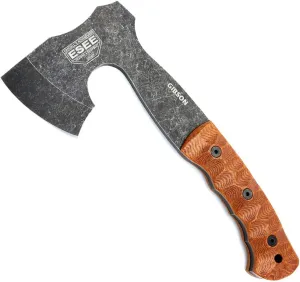 ESEE Knives James Gibson Camping Bushcraft Axe - Leather Sheath - Made in USA