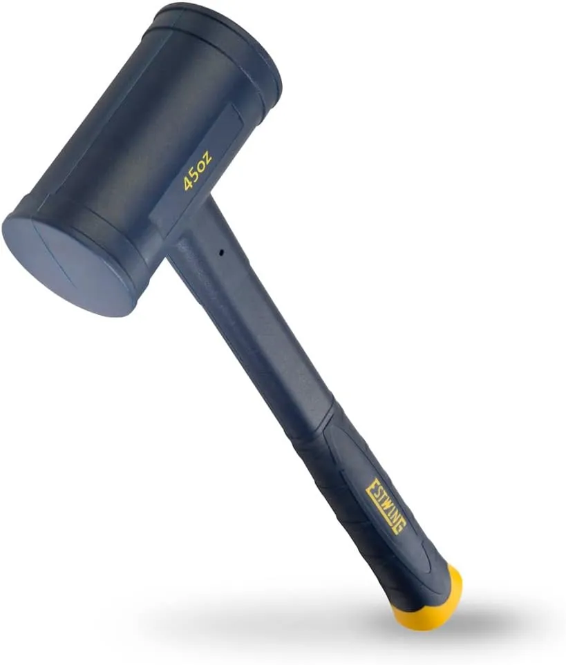 ESTWING Dead Blow Hammer - 45 oz Mallet with No-Mar Polyurethane & Cushion Grip Handle - CCD45