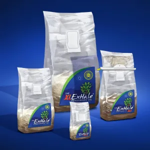 Exhale Homegrown CO2 Micro - CO2 Bag for Indoor Grow Rooms & Tents - CO2 for Grow Tents - Foliage Mushroom Bag - 1.5 lbs.