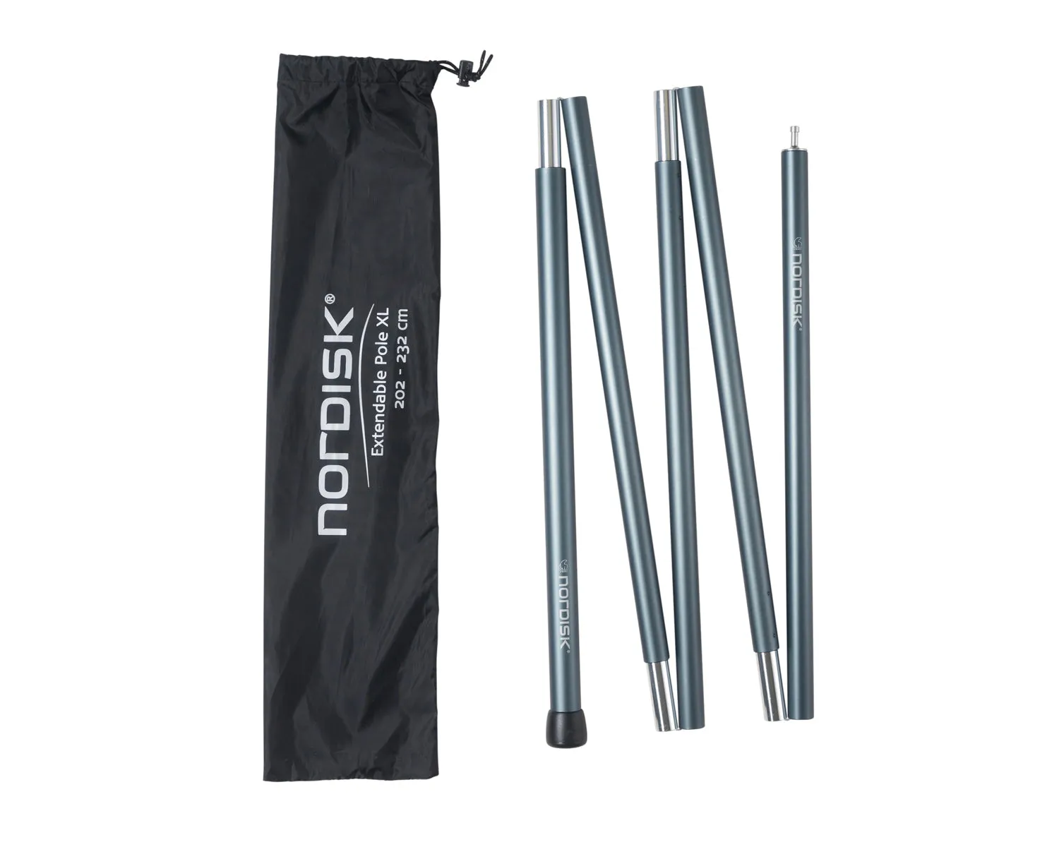 Extendable Pole 202-232 cm - Aluminium
