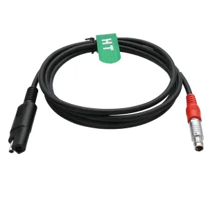 External Battery Power Cable for Top-con GR5 GR3 HiPer Legacy GPS Receiver, 5 Pin to SAE 1.8M