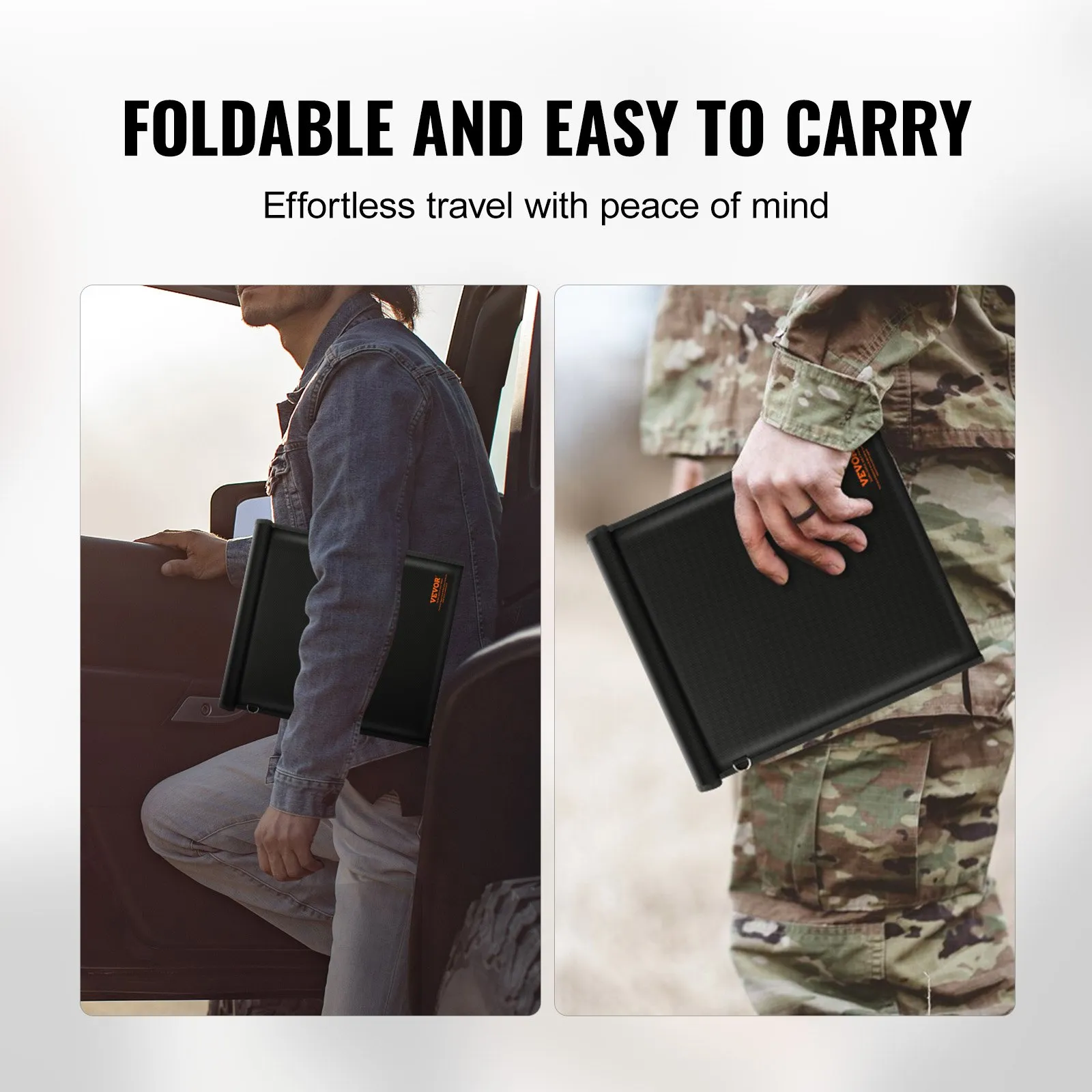 (FINAL PRICES ARE LOWER ON OUR SITE!) VEVOR Faraday Bag, Faraday Pouch Set for Laptop (16.9 x 15), Fireproof & Waterproof Faraday Signal Blocking Holder for Car Keys, Phones & Tablets, Anti-Theft Pouch & Anti-Hacking Case Blocker, Black