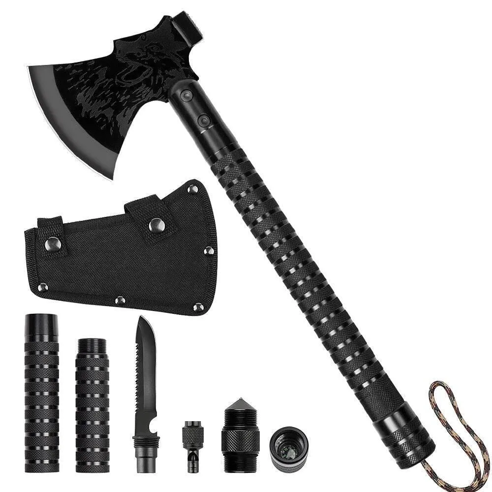 Foldable Camping Axe - Multi-Tool Survival Gear