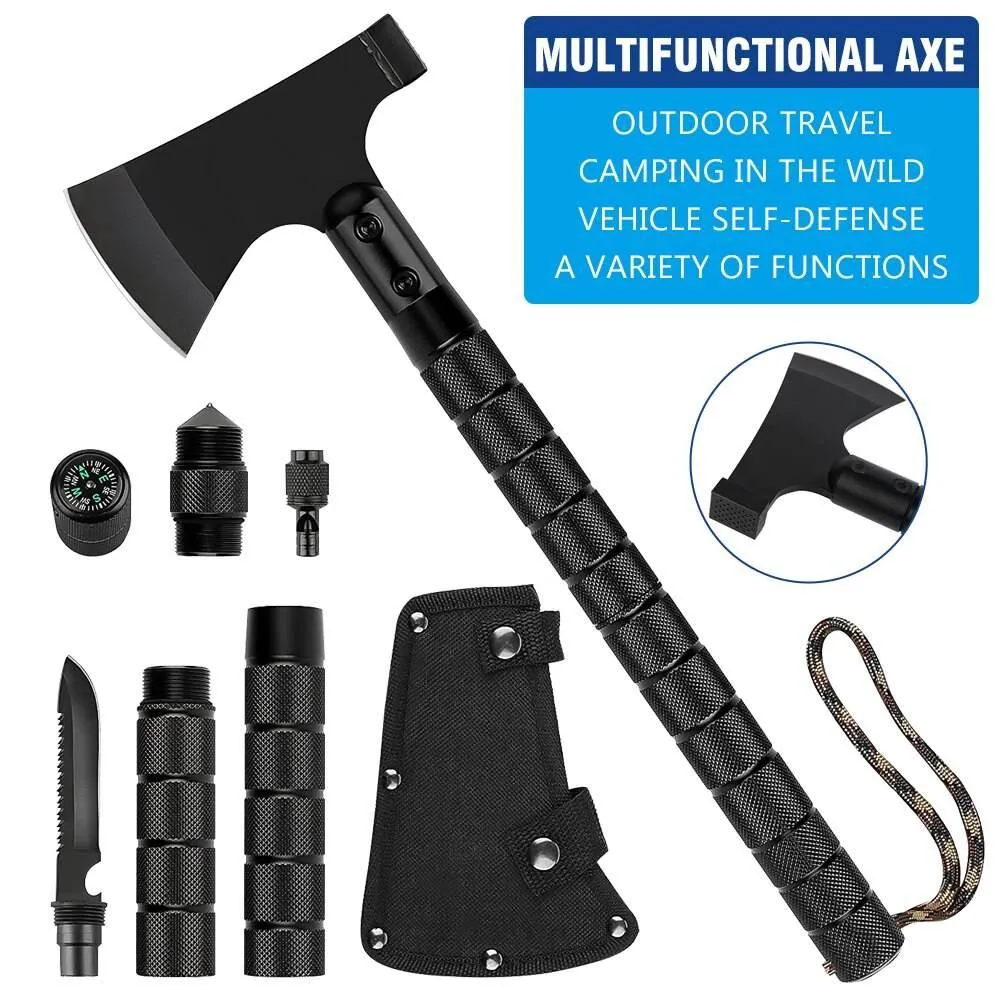 Foldable Camping Axe - Multi-Tool Survival Gear