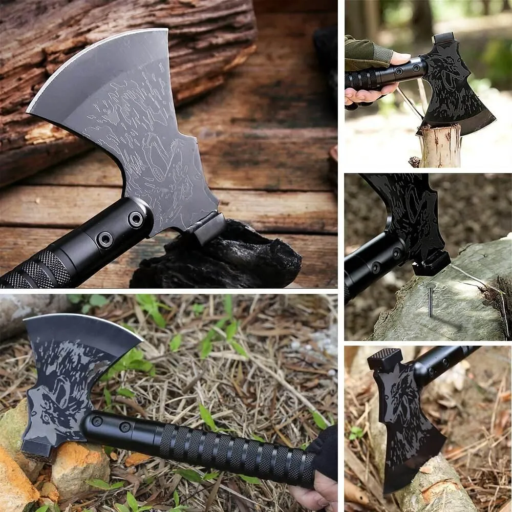 Foldable Camping Axe - Multi-Tool Survival Gear