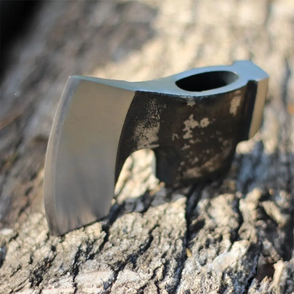 Forged Small Axe Head High Carbon Steel Bushcraft Axe Hatchet Head Camping Wood Chopping