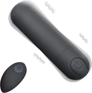 FST Bullet Vibrator Remote Control, 10 Powerful Modes G Spot Clitoris Stimulator for Travel Waterproof Quiet Mini Vaginal Massager for Women