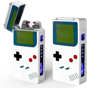 Game Console Arc Lighter - Windproof & USB Rechargeable Game Design Arc Lighter. Gift for Man.(Classic Style)