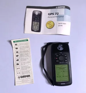 Garmin GPS 72 Personal Navigator Waterproof Marine Fishing Hiking