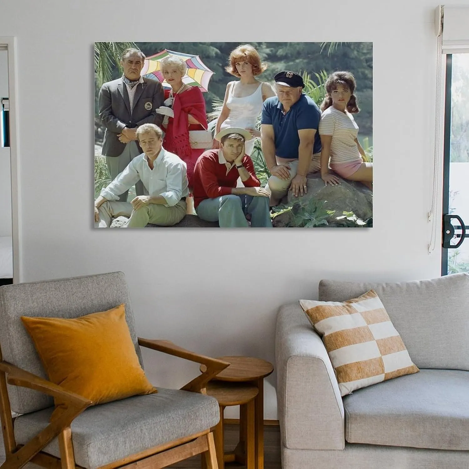 GAUSKY Gilligan Island Poster Canvas Wall Art Posters For Room Aesthetic And DecorCanvas Painting Wall Art Poster for Bedroom Living Room Decor16x24inch(40x60cm)