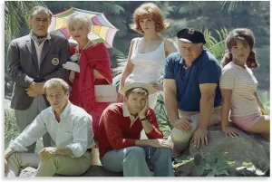 GAUSKY Gilligan Island Poster Canvas Wall Art Posters For Room Aesthetic And DecorCanvas Painting Wall Art Poster for Bedroom Living Room Decor16x24inch(40x60cm)