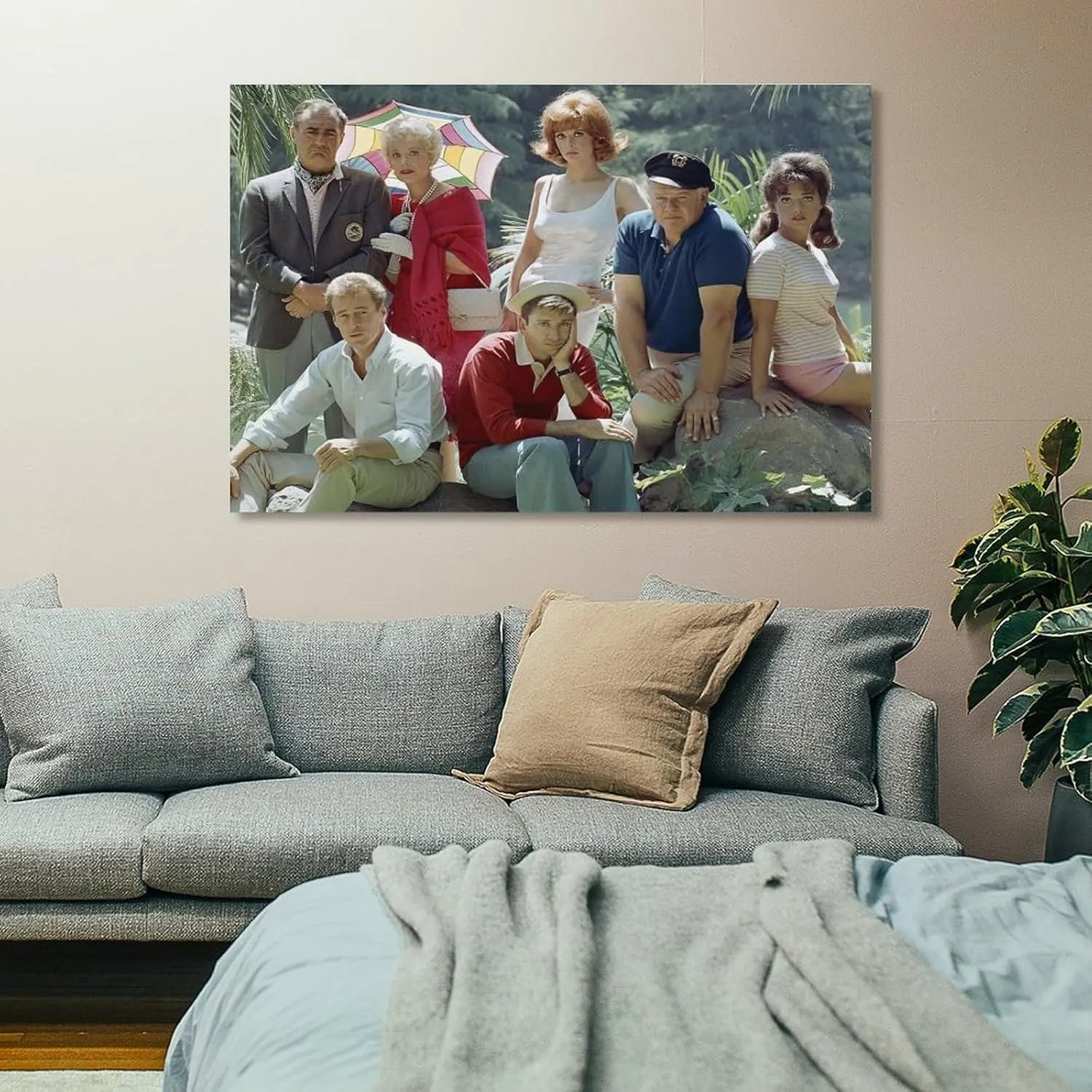 GAUSKY Gilligan Island Poster Canvas Wall Art Posters For Room Aesthetic And DecorCanvas Painting Wall Art Poster for Bedroom Living Room Decor16x24inch(40x60cm)
