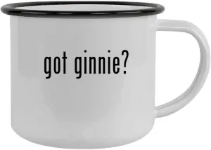 got ginnie? - 12oz Camping Mug Stainless Steel, Black