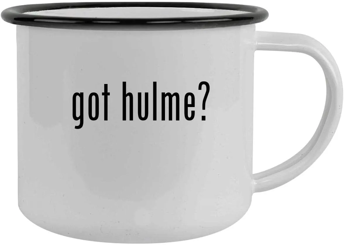 got hulme? - 12oz Camping Mug Stainless Steel, Black